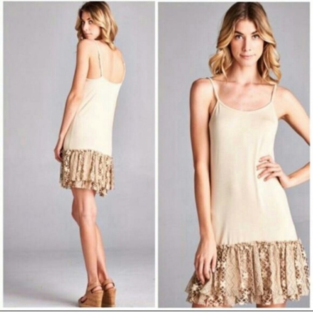 NWOT ODDY Lace tank dress extender
